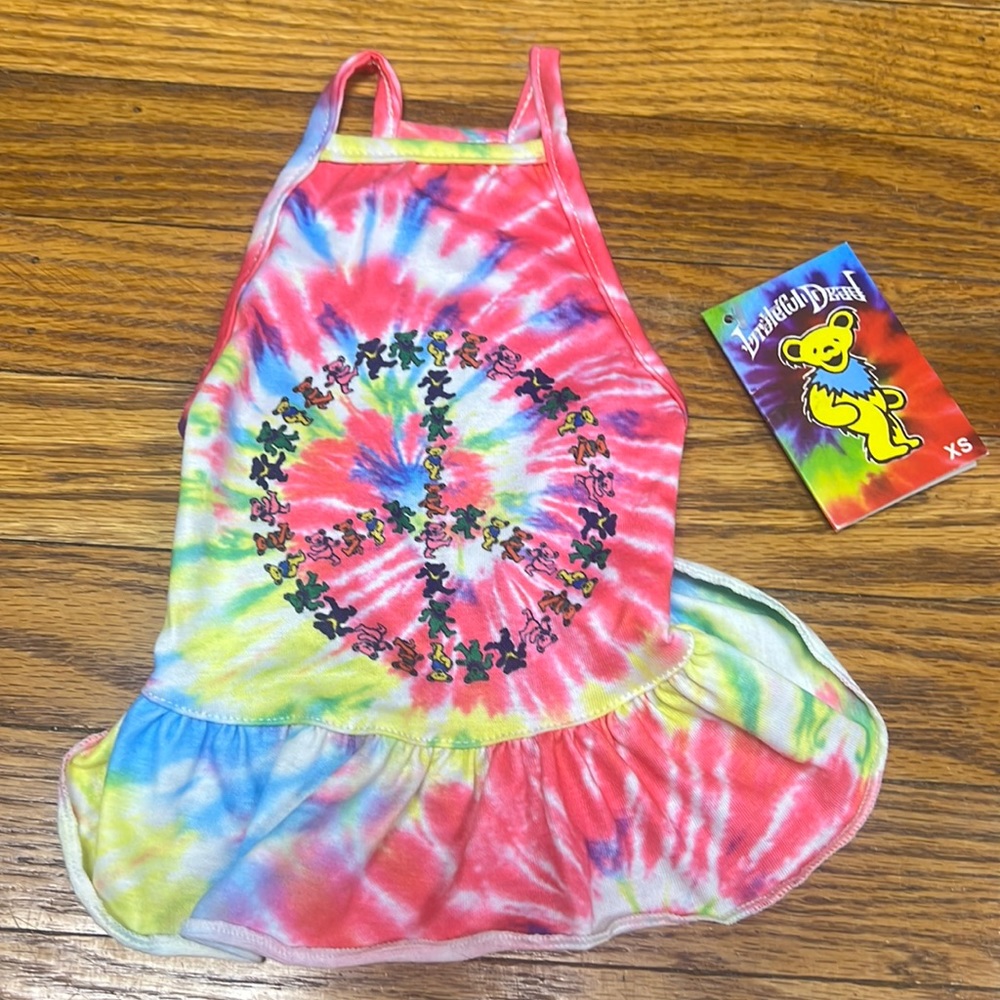 HOST PICK!🌸3/$30🌸2/$15❤️5/$25❤️ FAB DOG | Grateful Dead tie dye sun dress